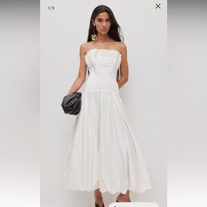 Aje | Dresses | Aje Prima Puff Midi Dress | Poshmark